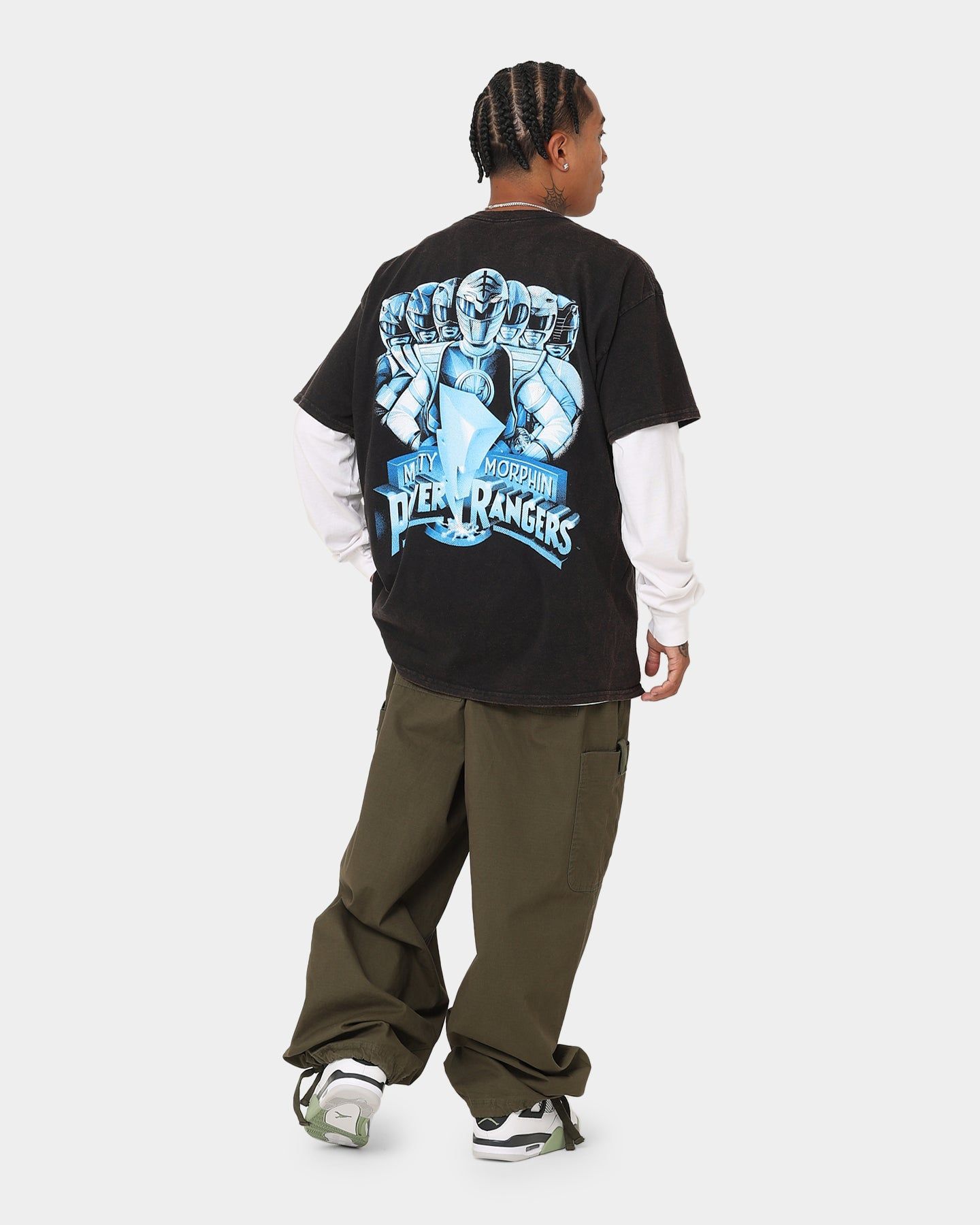 American Thrift X Power Rangers Mighty Morphin Vintage T-Shirt Black Wash sold by Culture Kings product image thumbnail 8