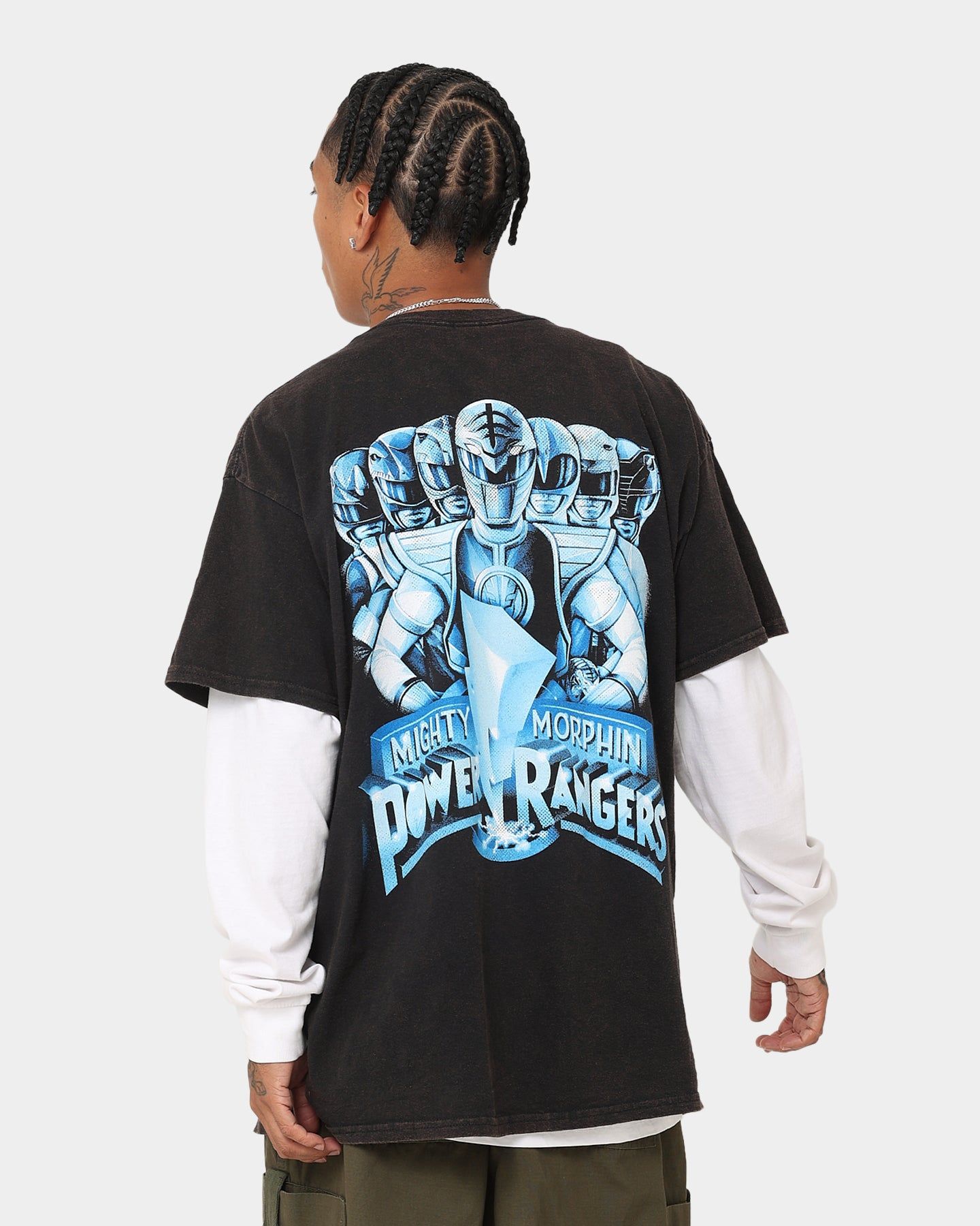 American Thrift X Power Rangers Mighty Morphin Vintage T-Shirt Black Wash sold by Culture Kings product image thumbnail 2