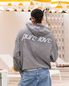 Loiter Pure Love Vintage Hoodie Charcoal sold by Culture Kings