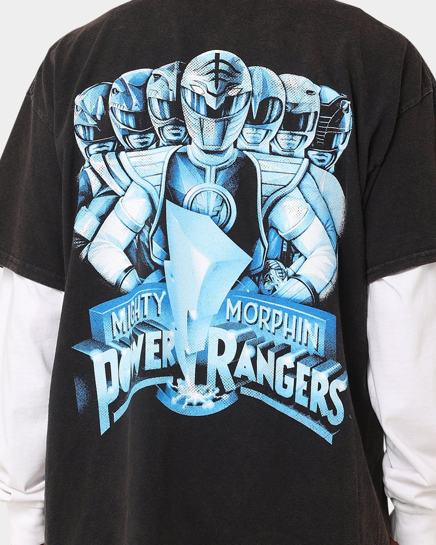 American Thrift X Power Rangers Mighty Morphin Vintage T-Shirt Black Wash sold by Culture Kings product image thumbnail 5