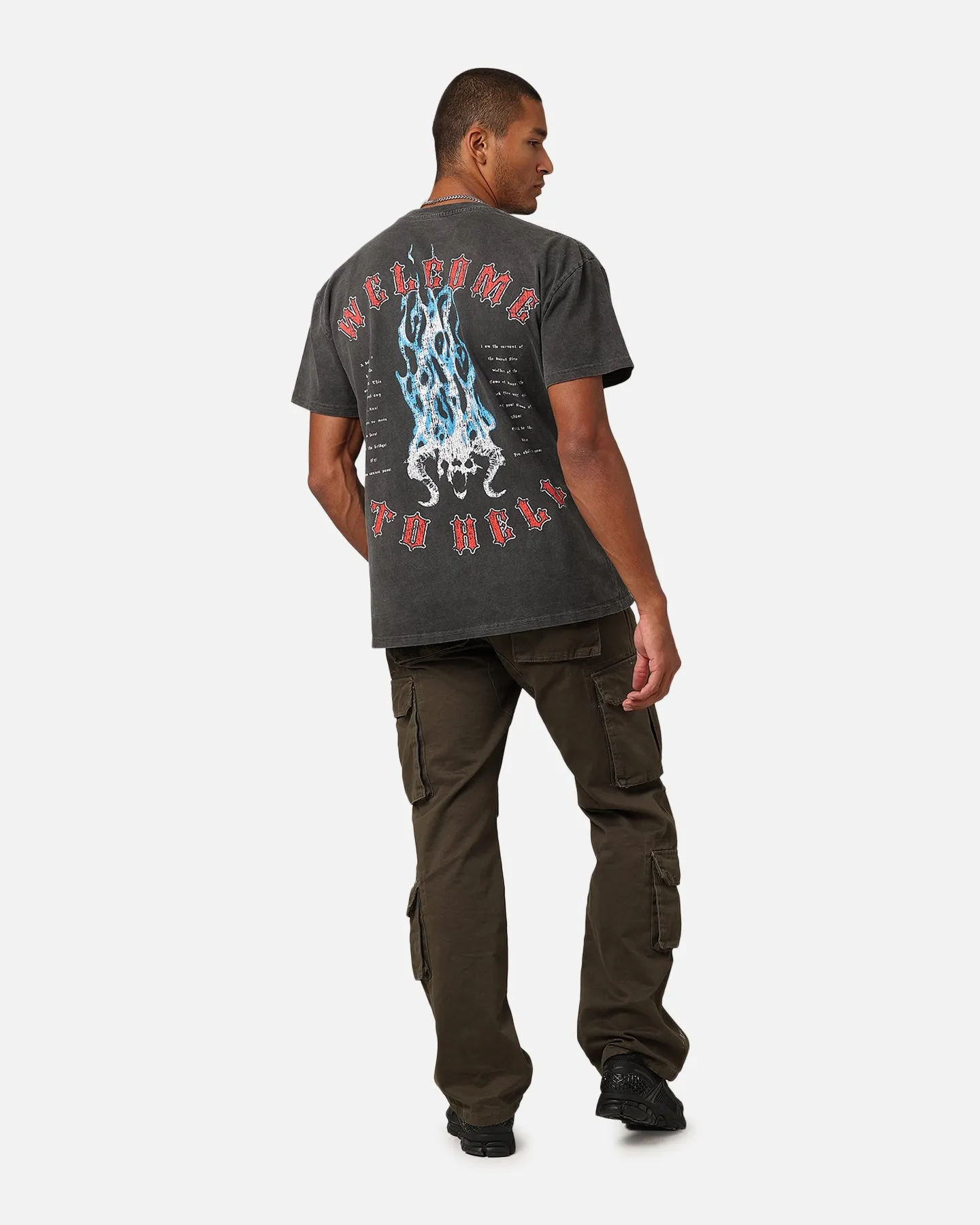 American Thrift X Lord Of The Rings The Balrog Heavyweight T-Shirt Black Wash sold by Culture Kings product image thumbnail 4