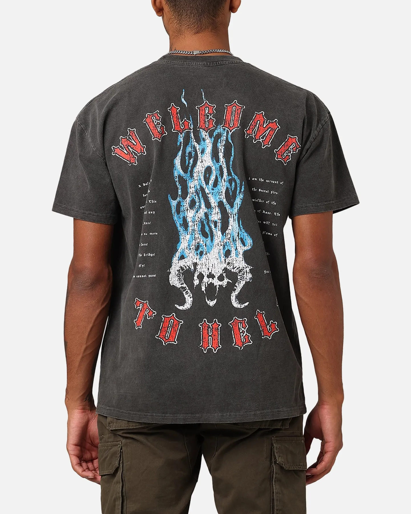 American Thrift X Lord Of The Rings The Balrog Heavyweight T-Shirt Black Wash sold by Culture Kings product image thumbnail 2