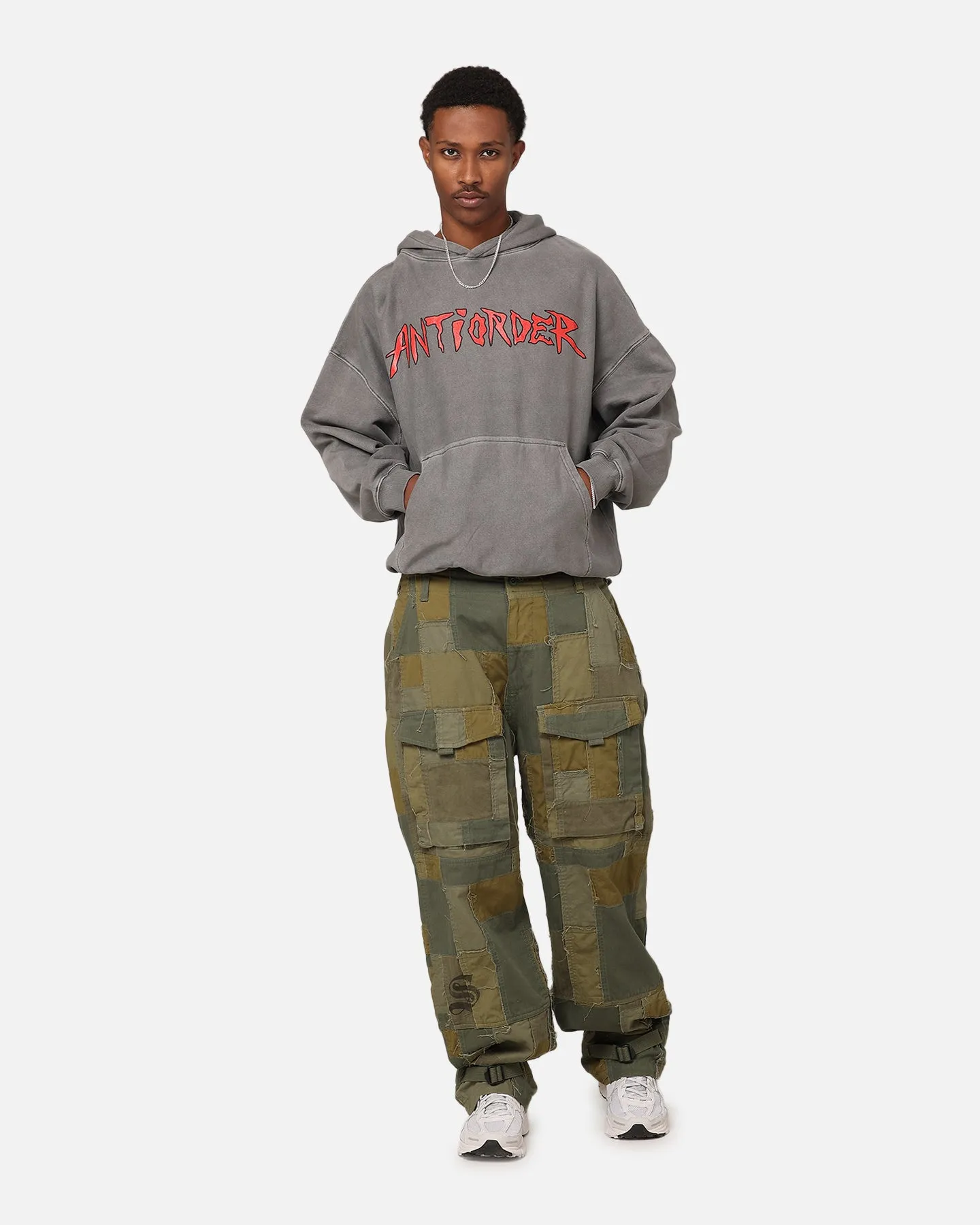 The Anti Order Pseudo Premium Hoodie Washed Charcoal sold by Culture Kings product image thumbnail 2