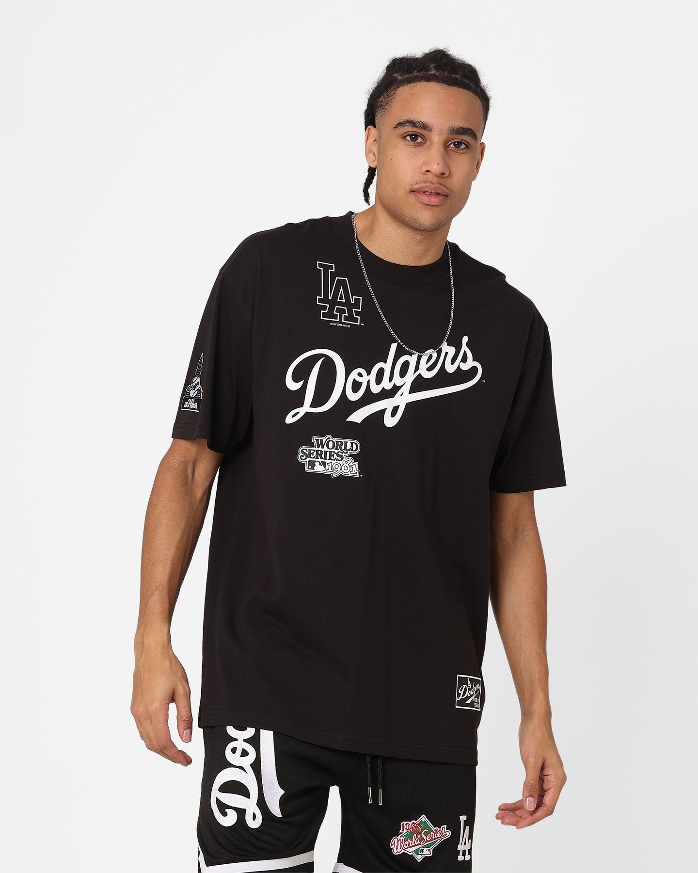 New Era Los Angeles Dodgers Oversized T-Shirt Black | Parallel