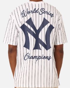 New Era New York Yankees Pinstripe Champions T-Shirt White sold by Culture Kings