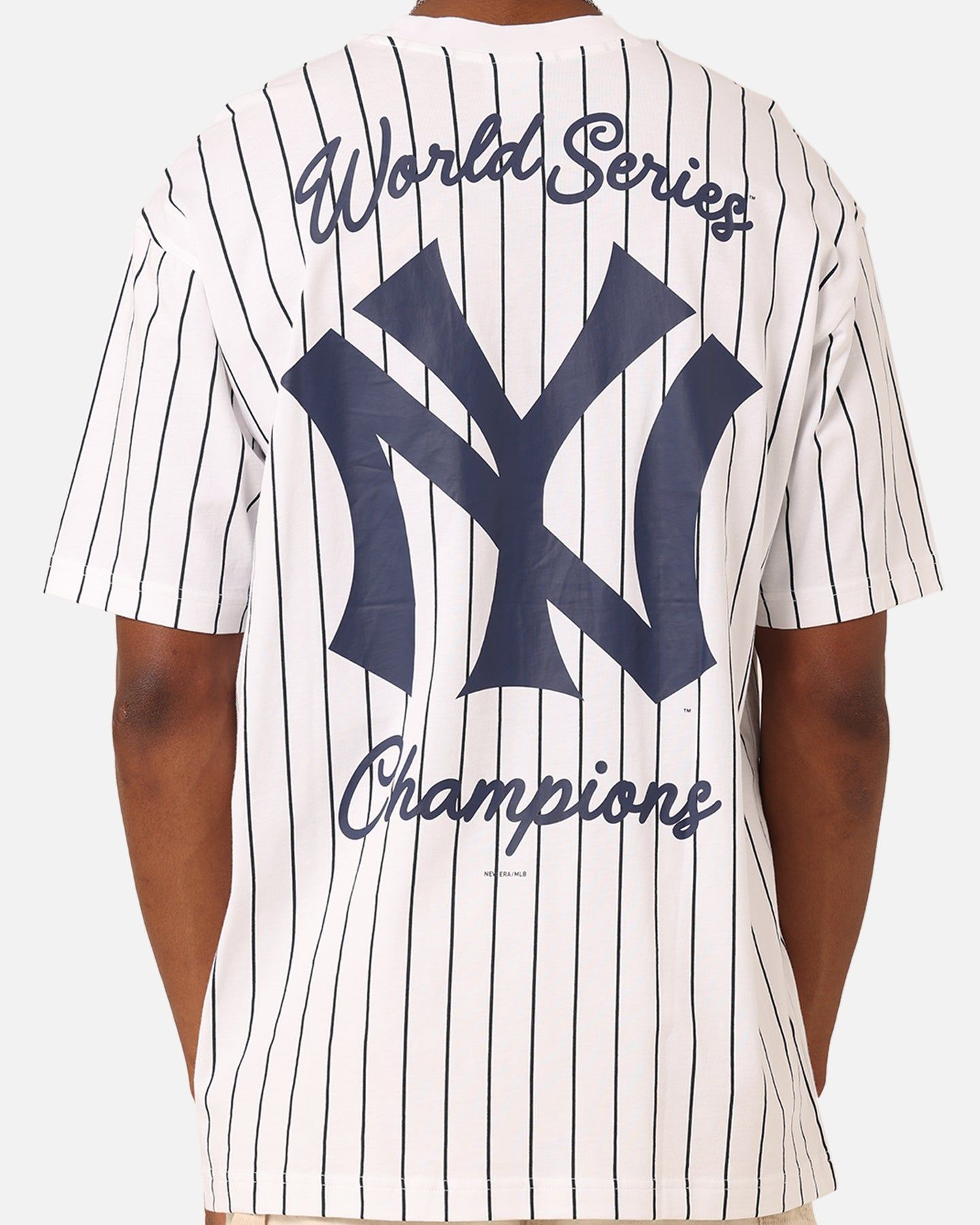 New Era New York Yankees Pinstripe Champions T-Shirt White sold by Culture Kings product image thumbnail 5