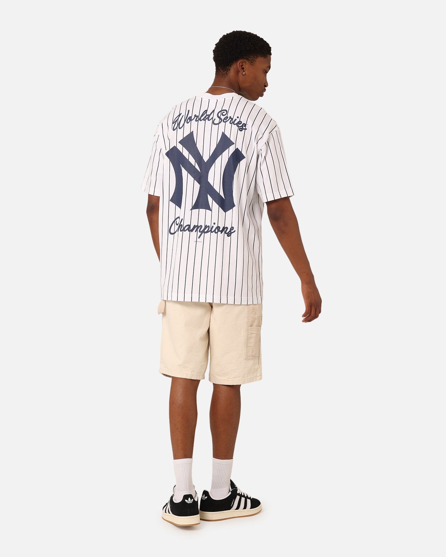 New Era New York Yankees Pinstripe Champions T-Shirt White sold by Culture Kings product image thumbnail 3