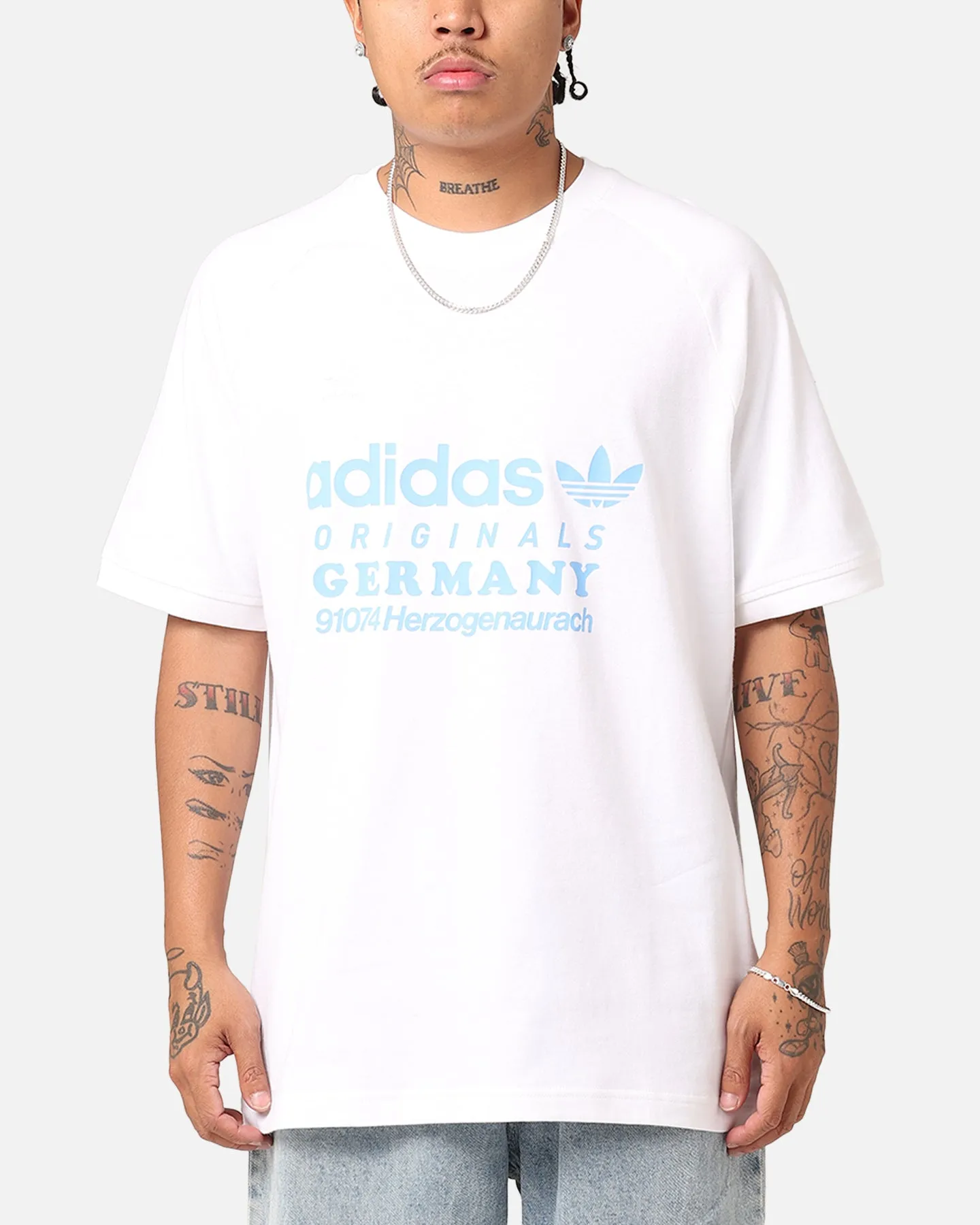 Adidas Retro Graphic T-Shirt White sold by Culture Kings