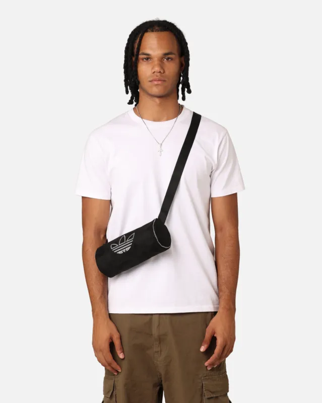 Adidas Rhinestones Fake Suede Mini Duffel Bag Black sold by Culture Kings