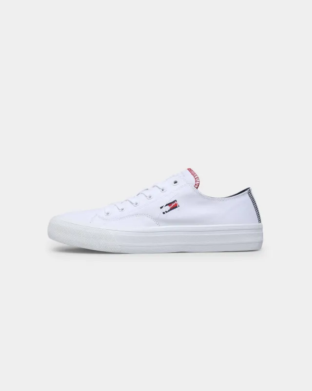 Tommy Jeans Long Lace-Up Sneakers White made by Culture Kings