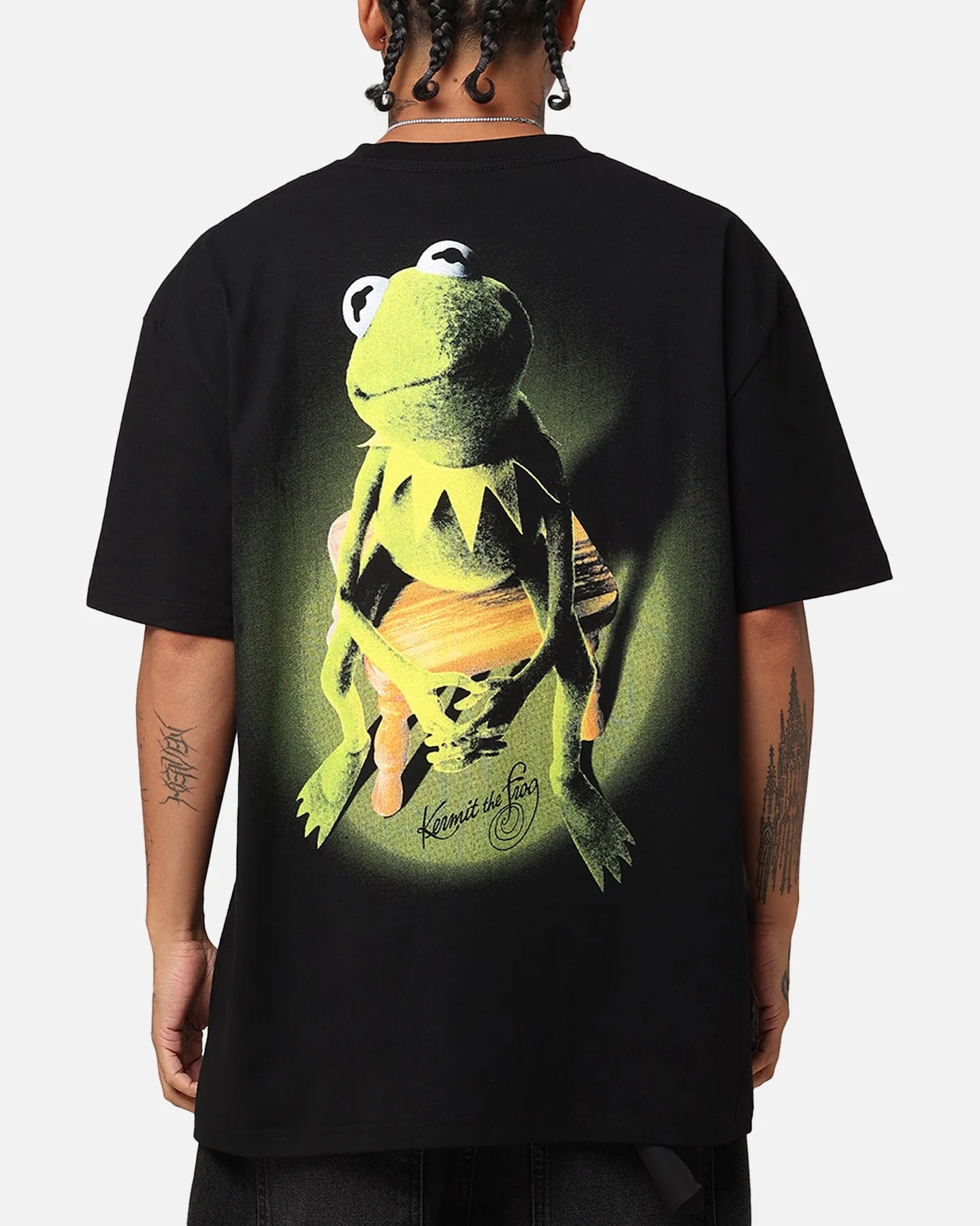 American Thrift Disney The Muppets Kermit Heavy T-Shirt Black sold by Culture Kings product image thumbnail 2
