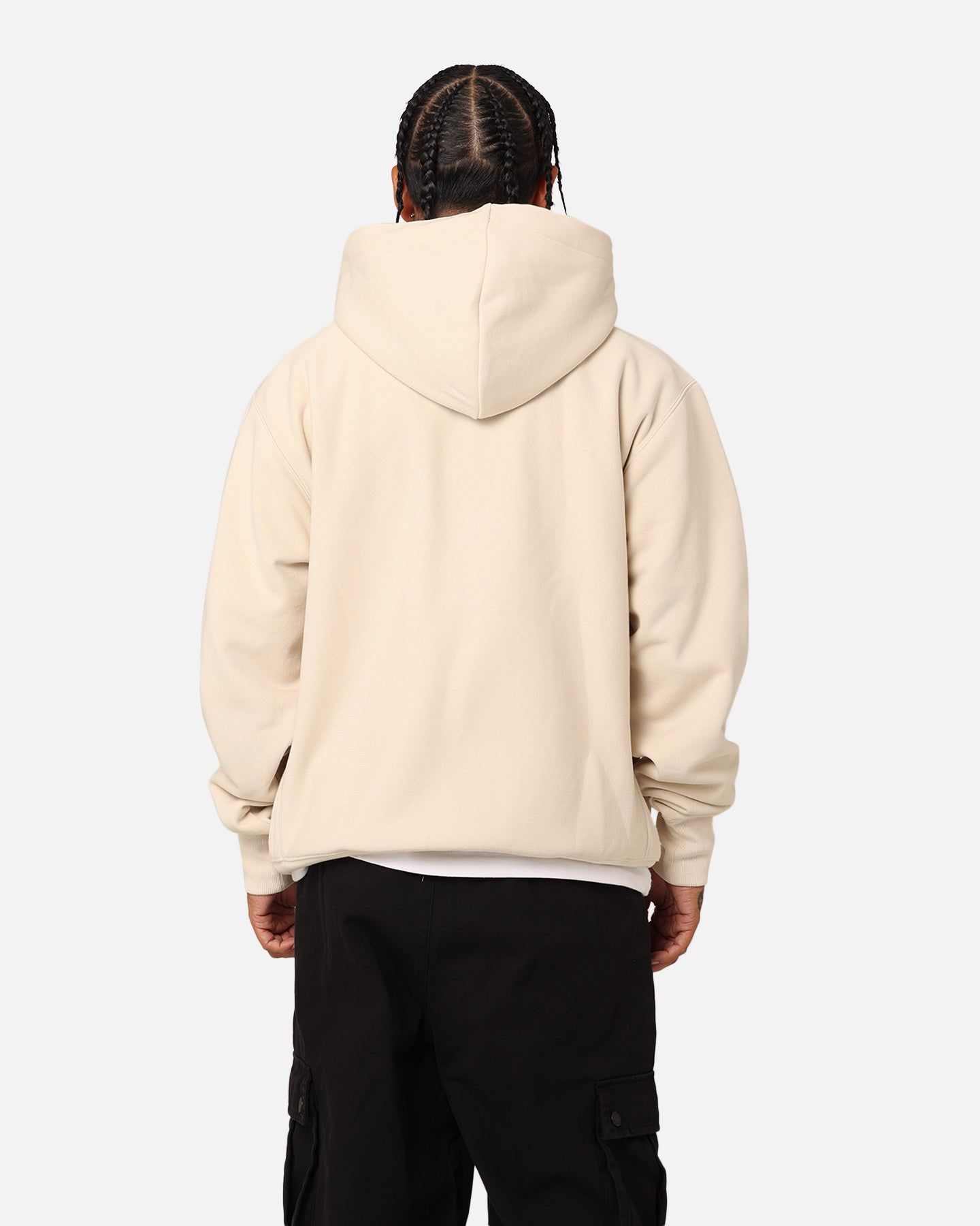 Champion Reverse Weave Big C Hoodie Oat Milk Latte sold by Culture Kings product image thumbnail 4