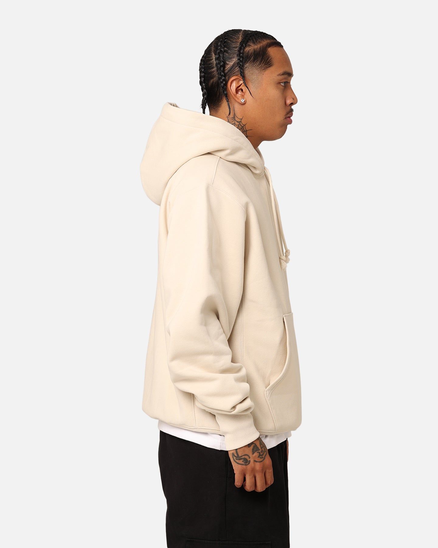 Champion Reverse Weave Big C Hoodie Oat Milk Latte sold by Culture Kings product image thumbnail 5
