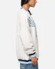 Mitchell & Ness North Carolina Tar Heels Shooting Crewneck Silver Marle sold by Culture Kings