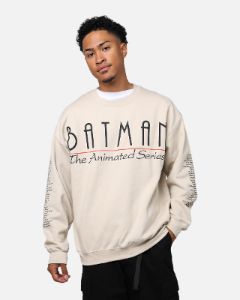 American Thrift X DC Batman The Animated Series Crewneck Sand sold by Culture Kings