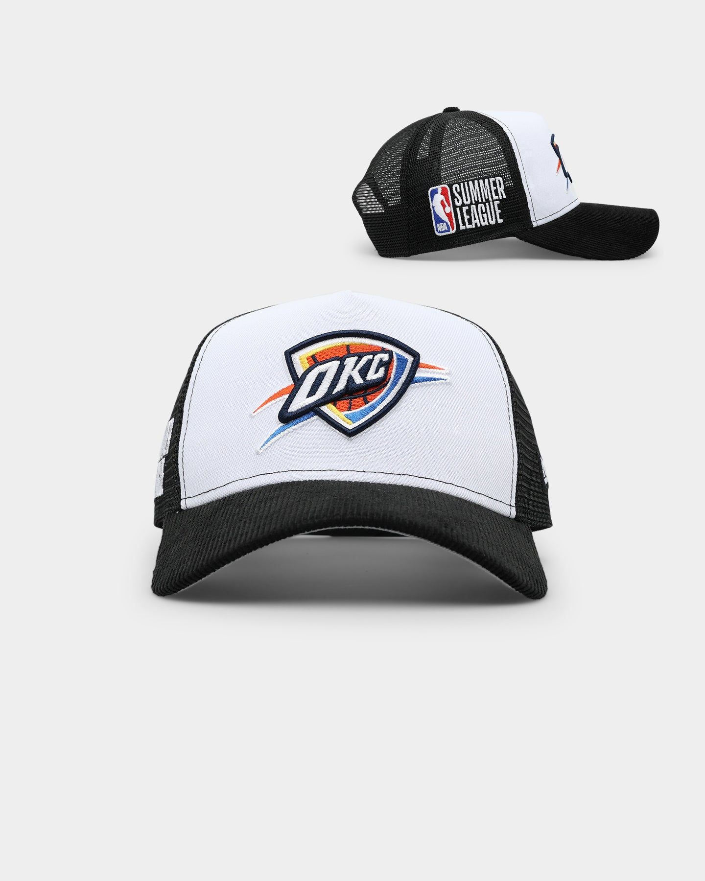 New Era Oklahoma City Thunder 'NBA Summer League' 9FORTY A-Frame Snapback Black/White sold by Culture Kings