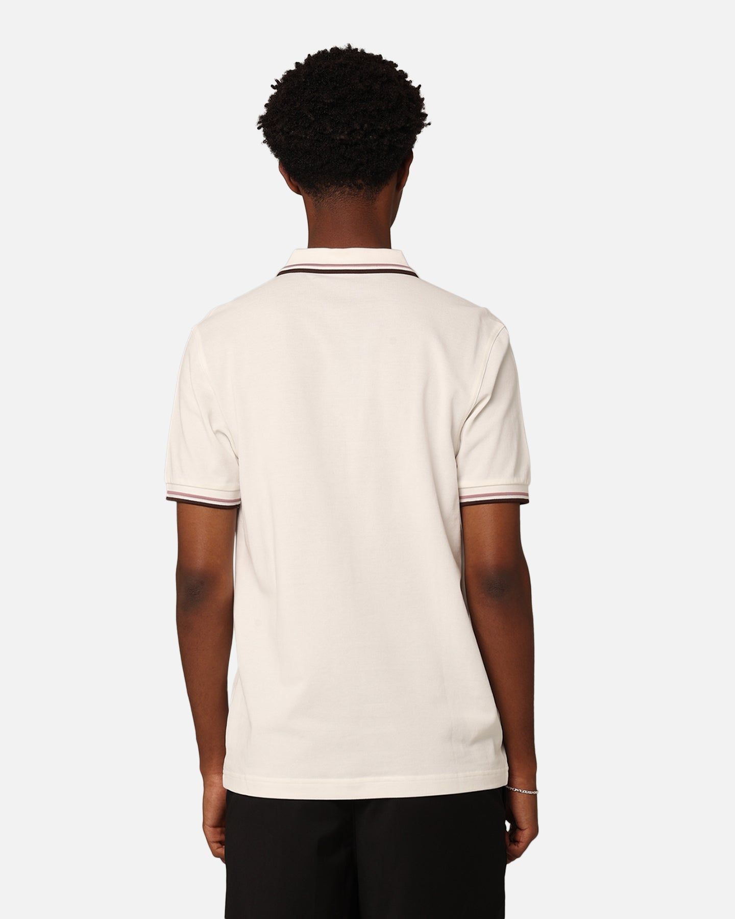 Fred Perry Twin Tipped Polo Shirt Snow White sold by Culture Kings product image thumbnail 4