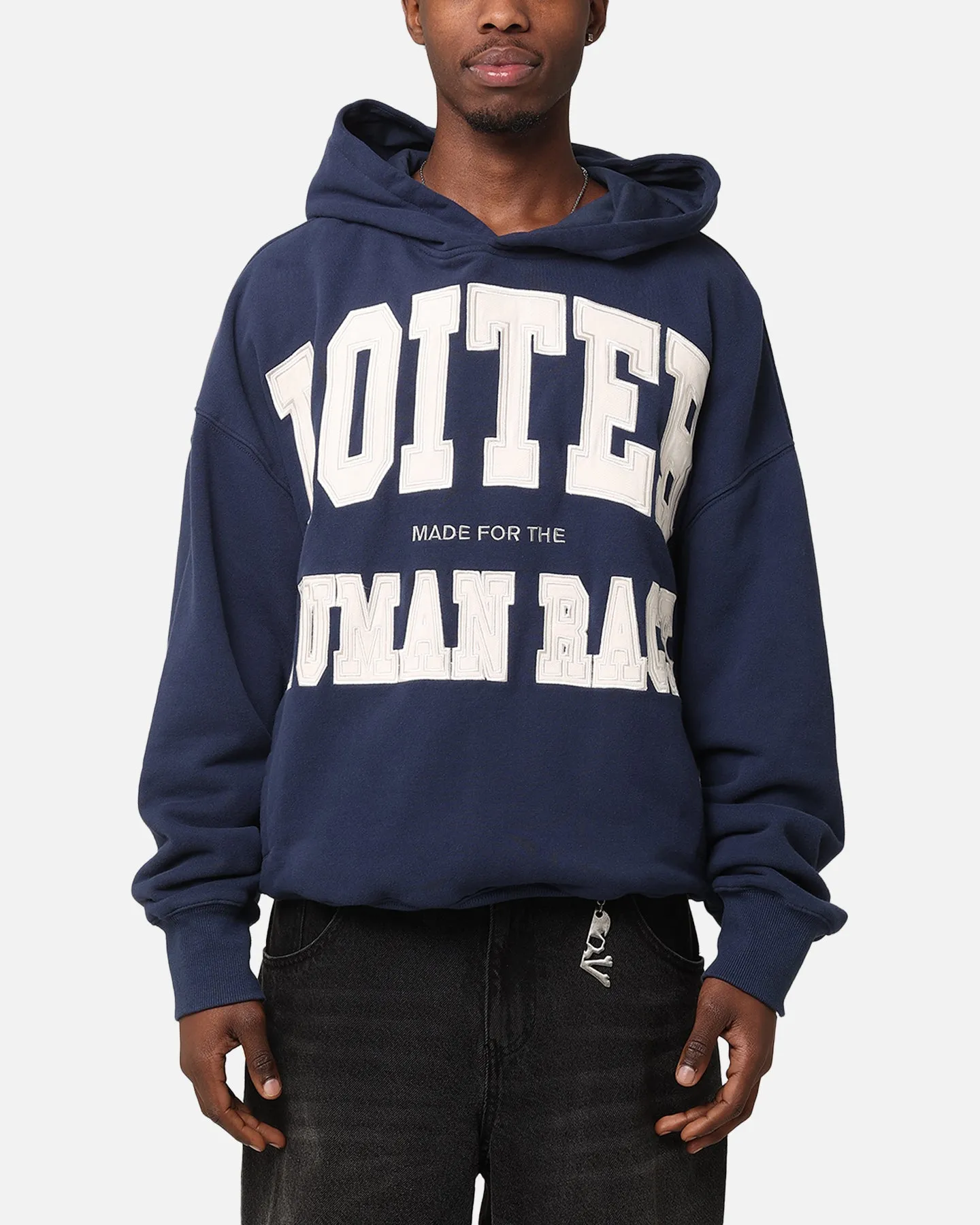 Loiter College Dropout Hoodie Navy sold by Culture Kings