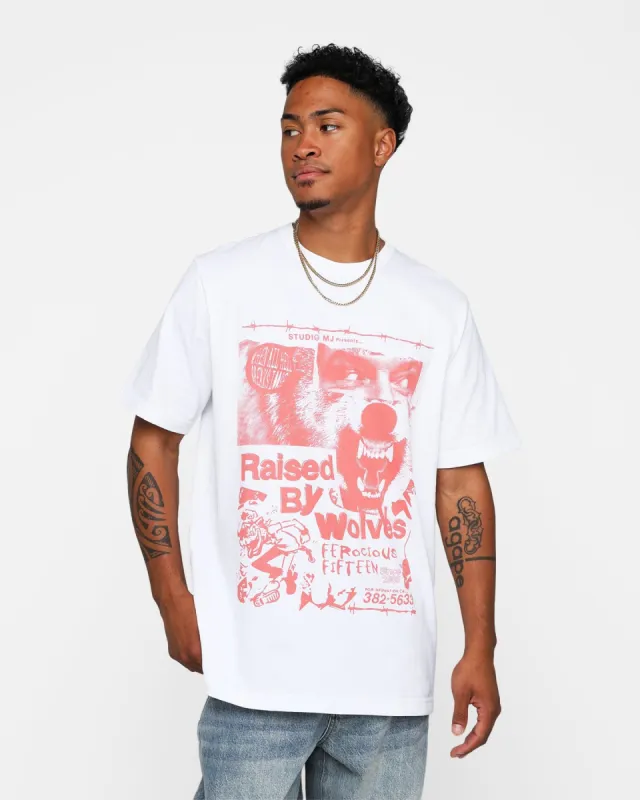 Raised By Wolves Show Flyer T-Shirt White sold by Culture Kings