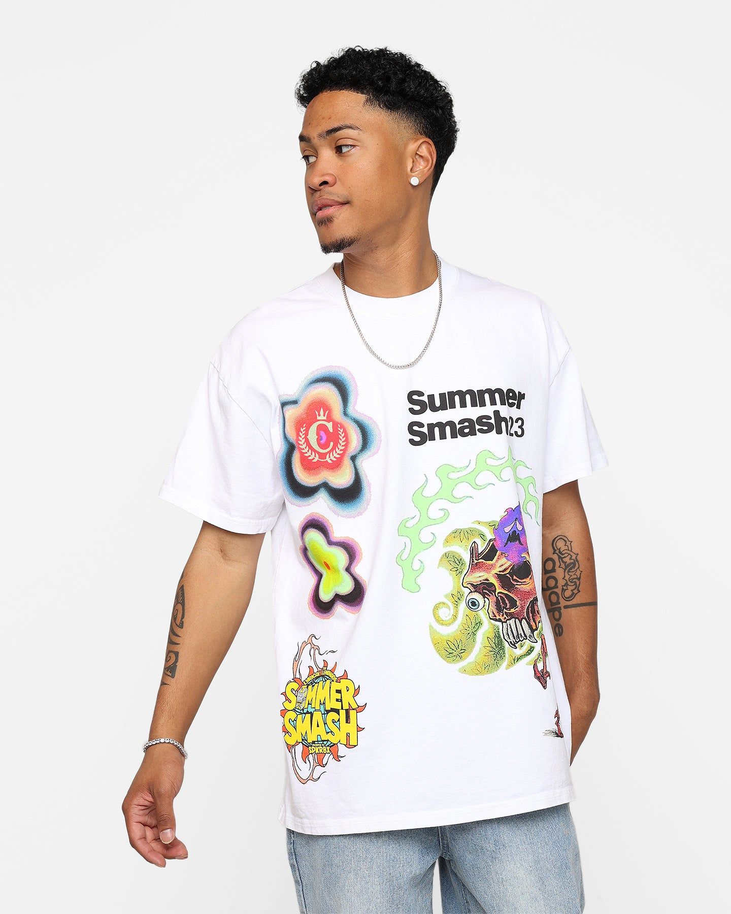 Summer Smash Multi T-Shirt White sold by Culture Kings product image thumbnail 2