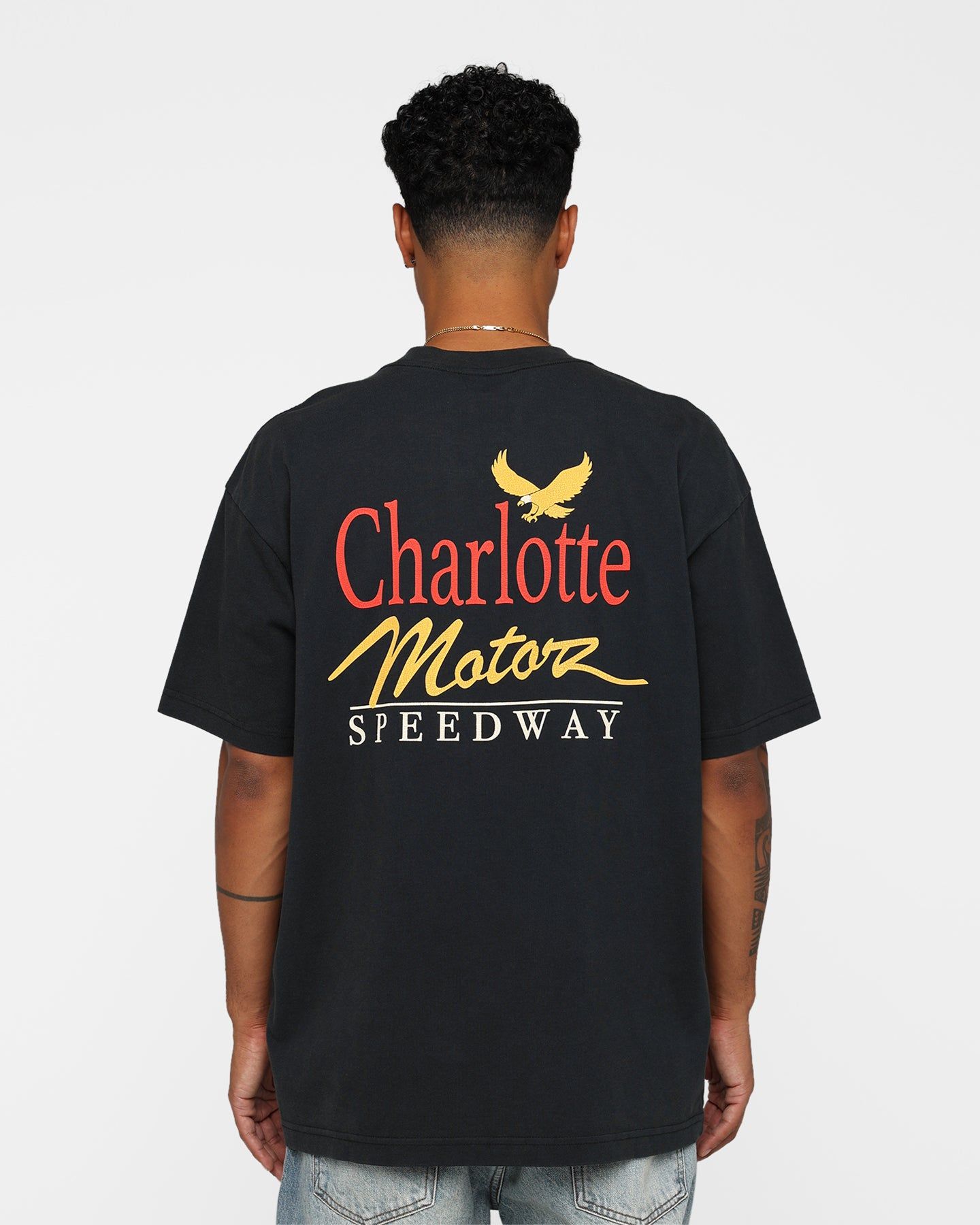 The New Establishment X Nascar CMS Racing Logo T-Shirt Washed Black sold by Culture Kings product image thumbnail 5