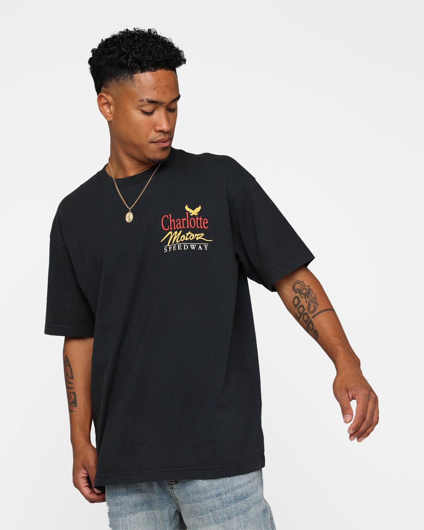 The New Establishment X Nascar CMS Racing Logo T-Shirt Washed Black sold by Culture Kings product image thumbnail 2