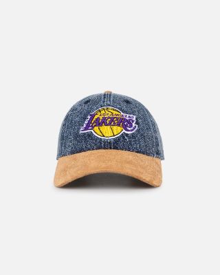 New Era Los Angeles Lakers 'Denim Shades' Casual Classic Strapback Denim/Wheat sold by Culture Kings
