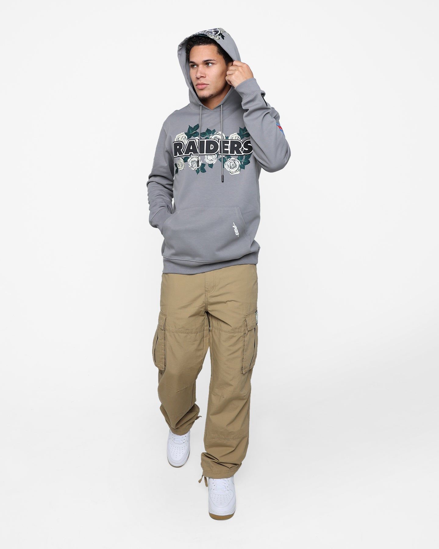 Pro Standard Las Vegas Raiders Roses Hoodie Grey sold by Culture Kings product image thumbnail 2