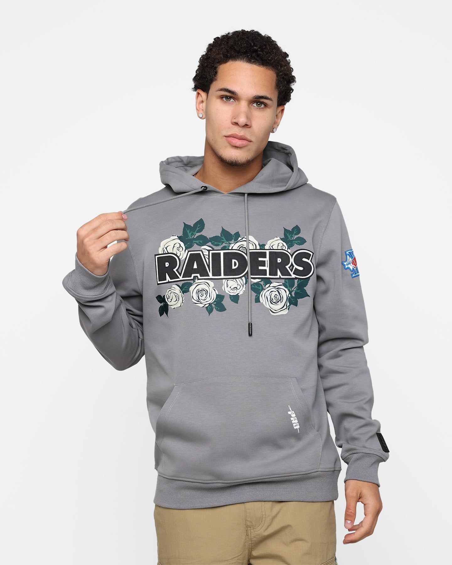 Pro Standard Las Vegas Raiders Roses Hoodie Grey sold by Culture Kings