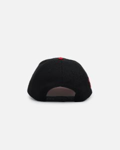 New Era Chicago Cubs 'Satin Scarlet' 9FORTY A-Frame Snapback Black/Scarlet sold by Culture Kings