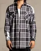 Saint Morta Patriot Long Sleeve Flannel Shirt Black/Grey sold by Culture Kings