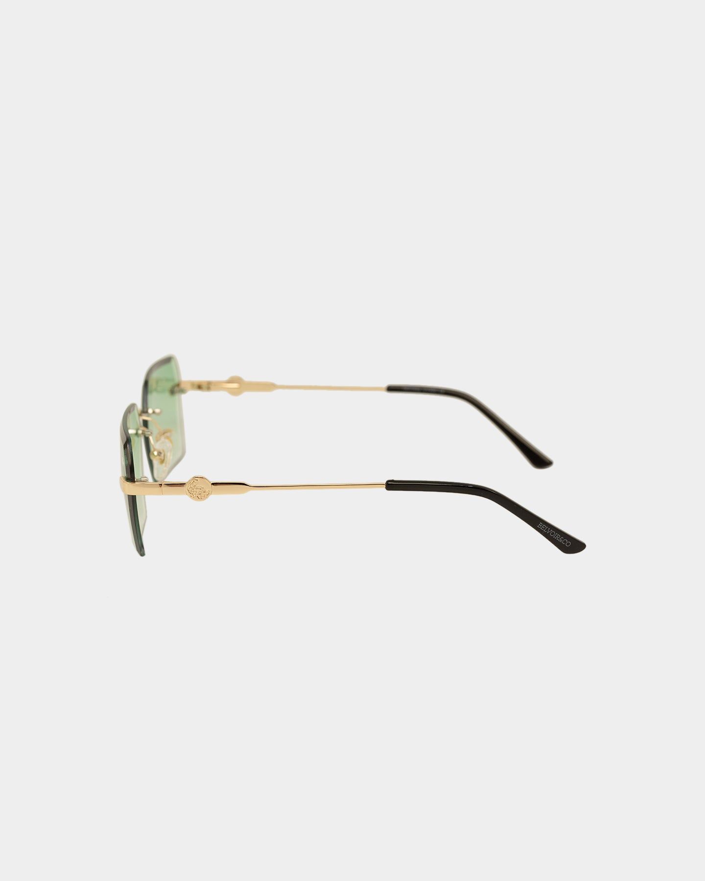 Belvoir & Co Kennedy Sunglasses Green/Gold sold by Culture Kings product image thumbnail 3