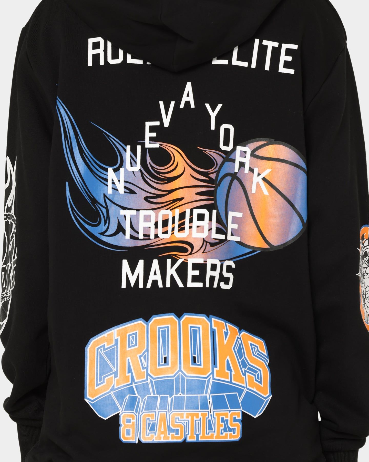 Crooks & Castles NY Hoodie Black sold by Culture Kings product image thumbnail 5