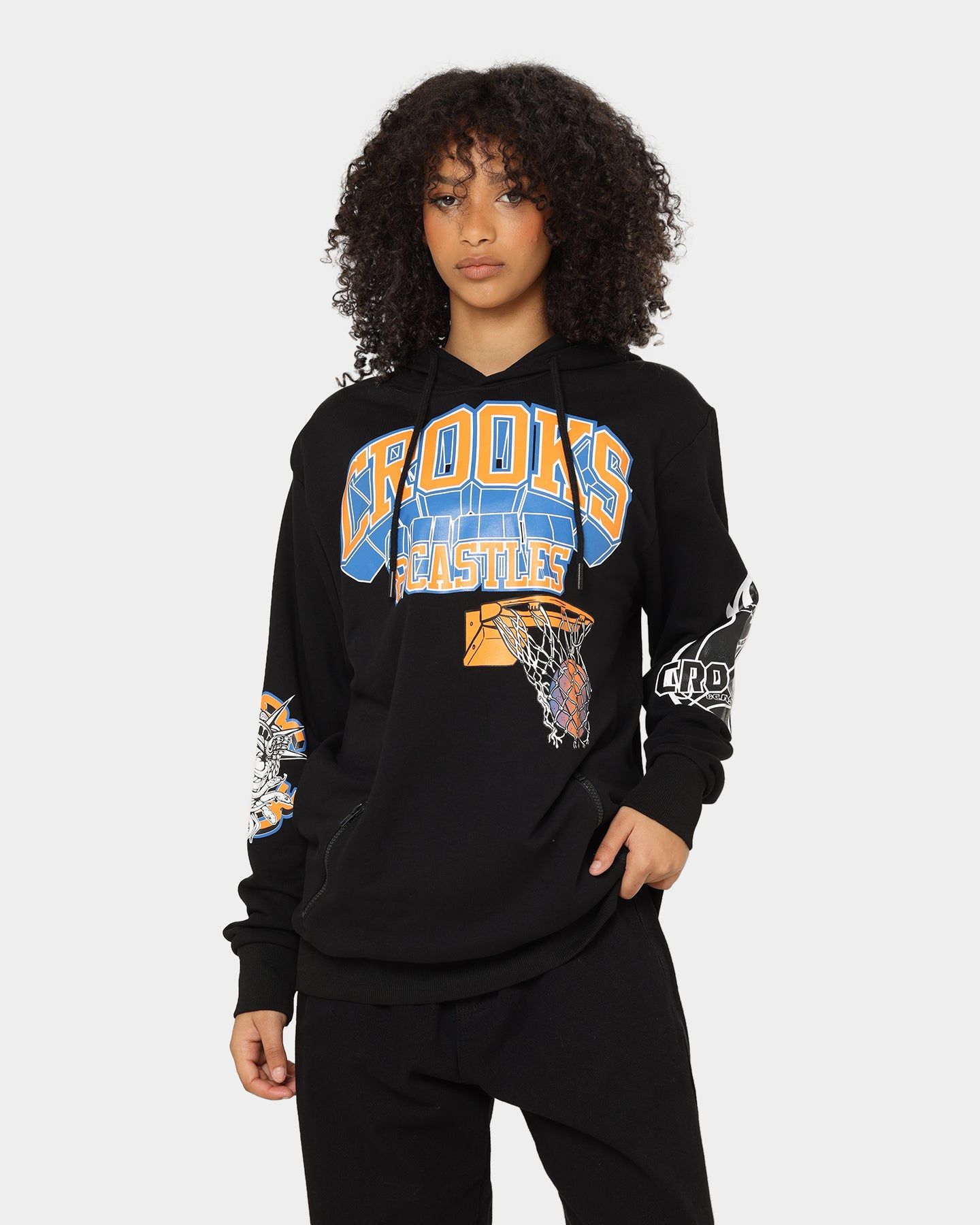 Crooks & Castles NY Hoodie Black sold by Culture Kings