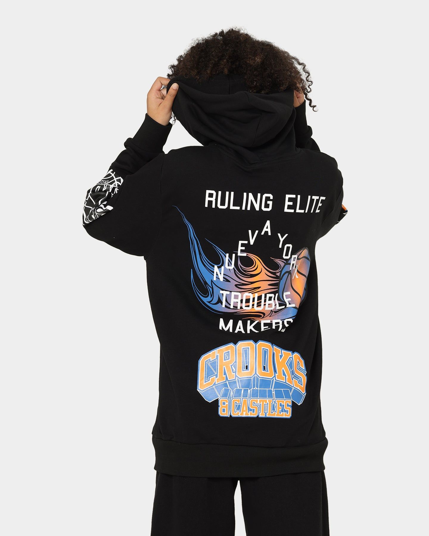 Crooks & Castles NY Hoodie Black sold by Culture Kings product image thumbnail 2