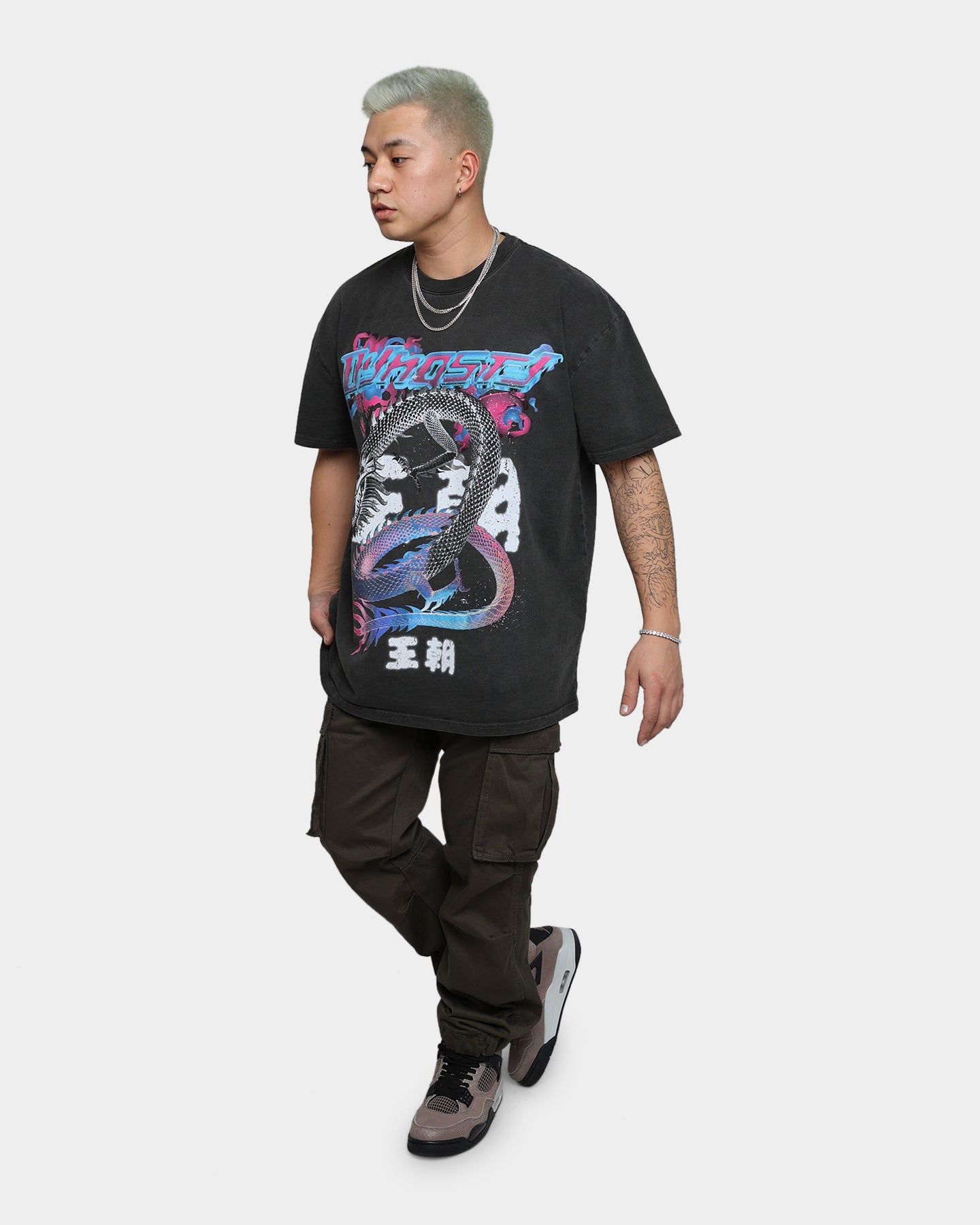 Loiter Dynasty Ultra Premium Vintage T-Shirt Black Wash sold by Culture Kings product image thumbnail 2