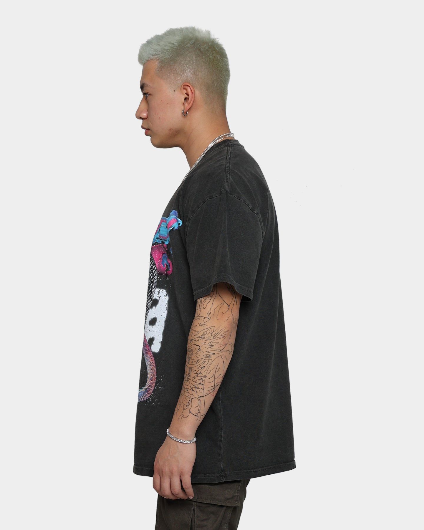 Loiter Dynasty Ultra Premium Vintage T-Shirt Black Wash sold by Culture Kings product image thumbnail 6