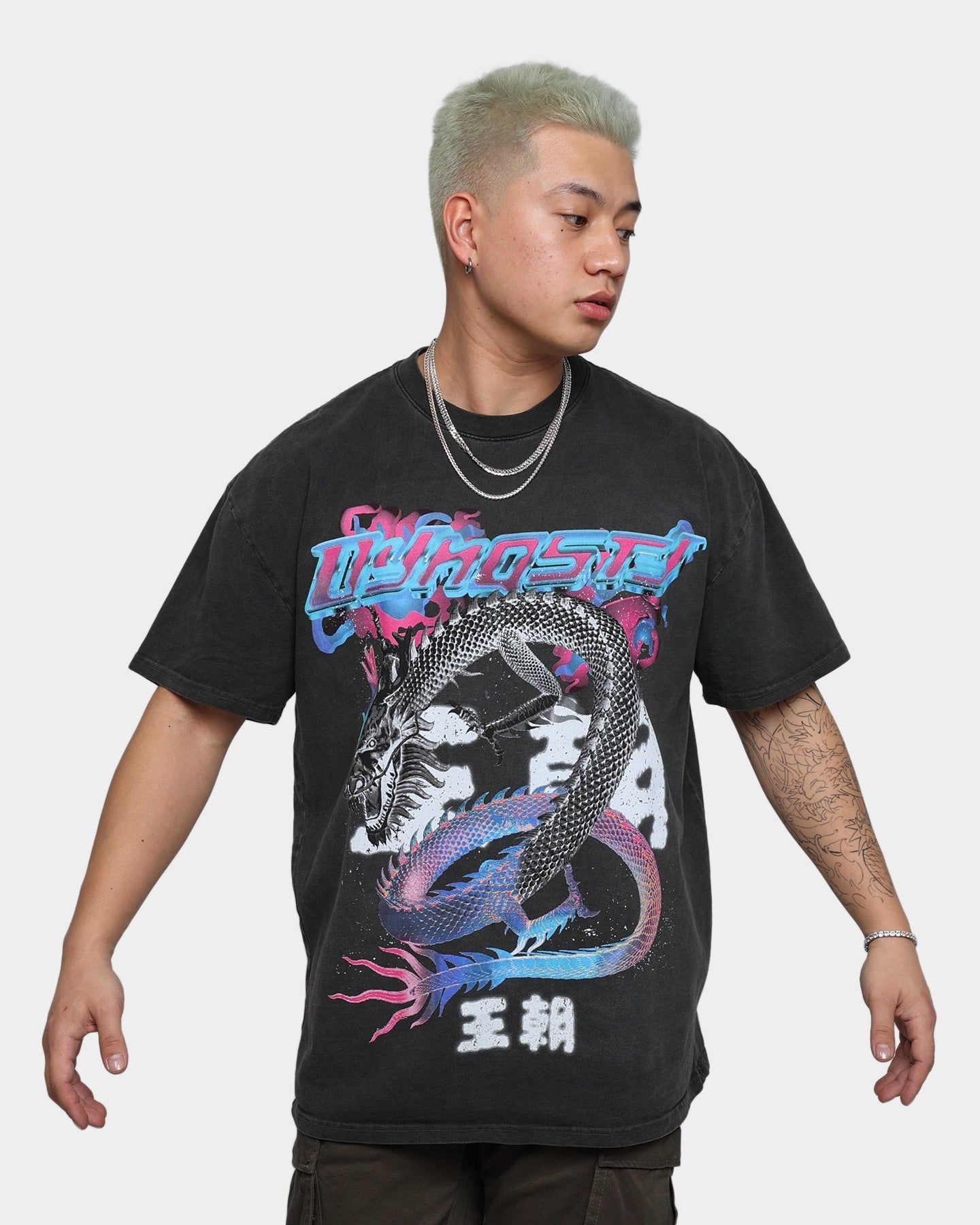 Loiter Dynasty Ultra Premium Vintage T-Shirt Black Wash sold by Culture Kings