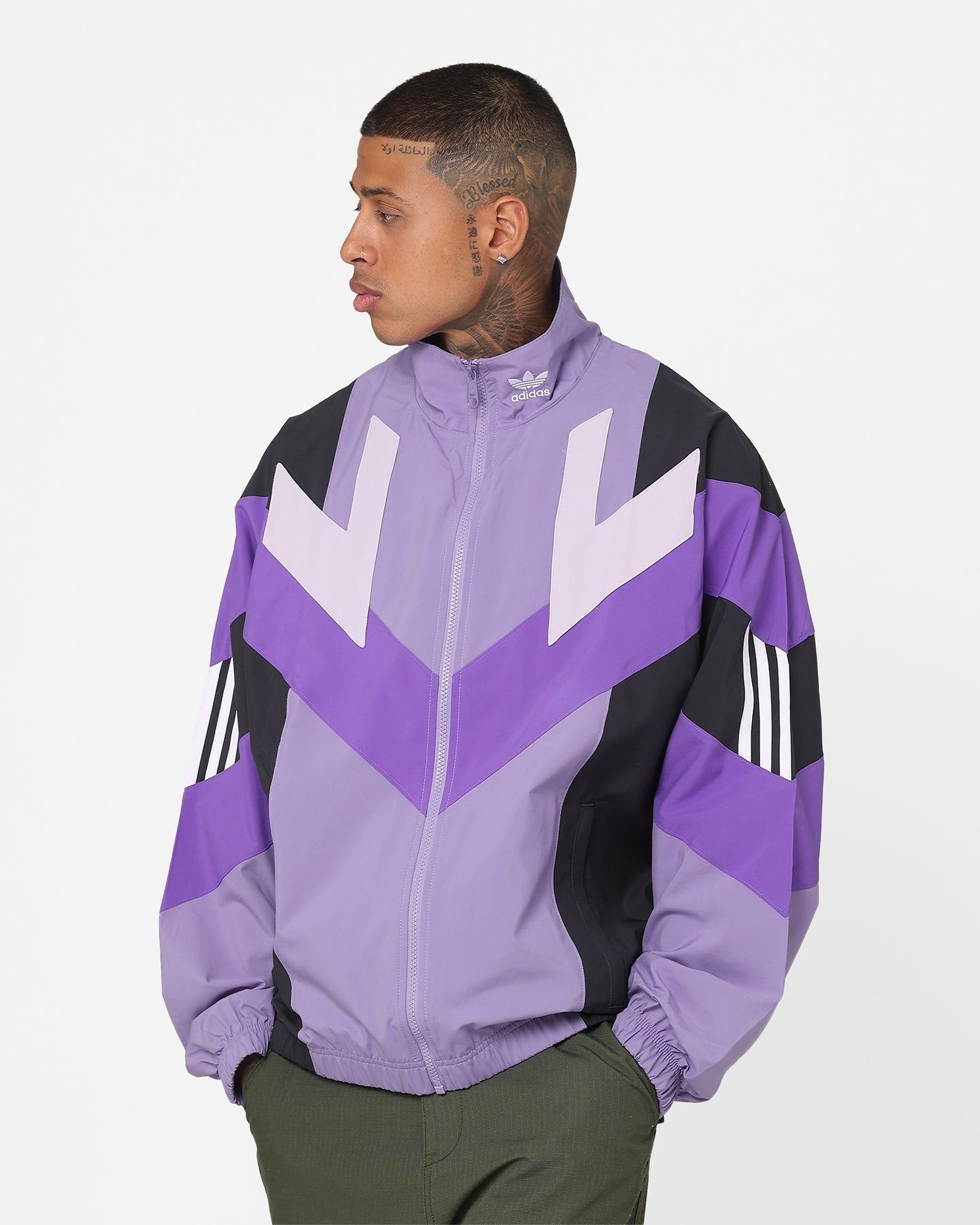 Adidas Tracktop 2 Jacket Magic Lilac/Carbon sold by Culture Kings product image thumbnail 6
