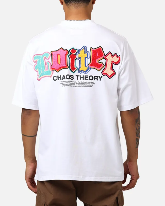 Loiter Chaos Theory T-Shirt White sold by Culture Kings