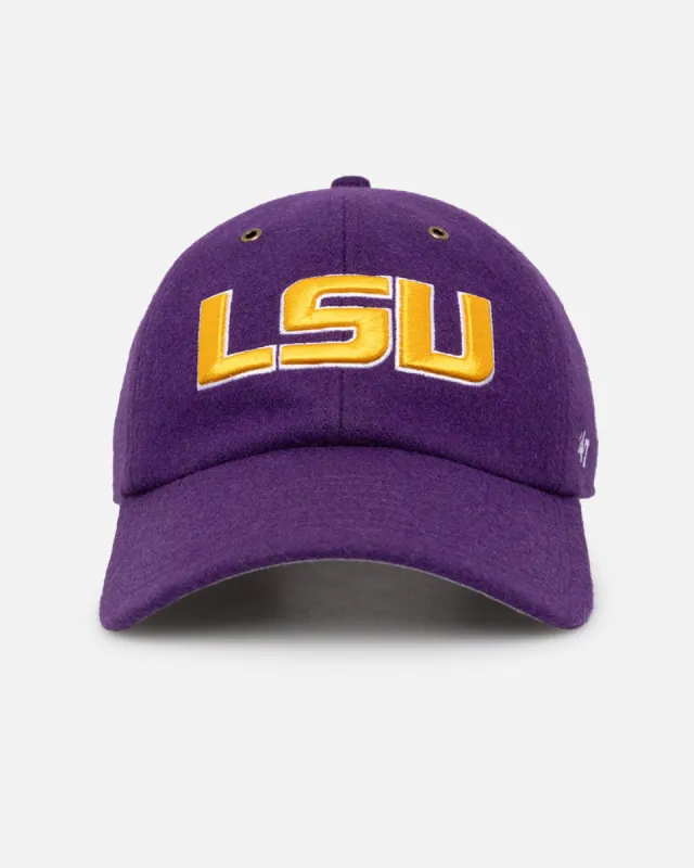 47 Brand Louisiana State Tigers LSU Wooly Clean Up Strapback Purple sold by Culture Kings