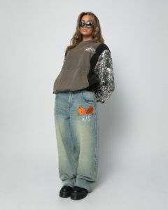 Loiter Splinter Hoodie Black/Camo sold by Culture Kings