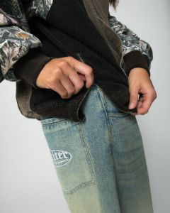 Loiter Splinter Hoodie Black/Camo sold by Culture Kings