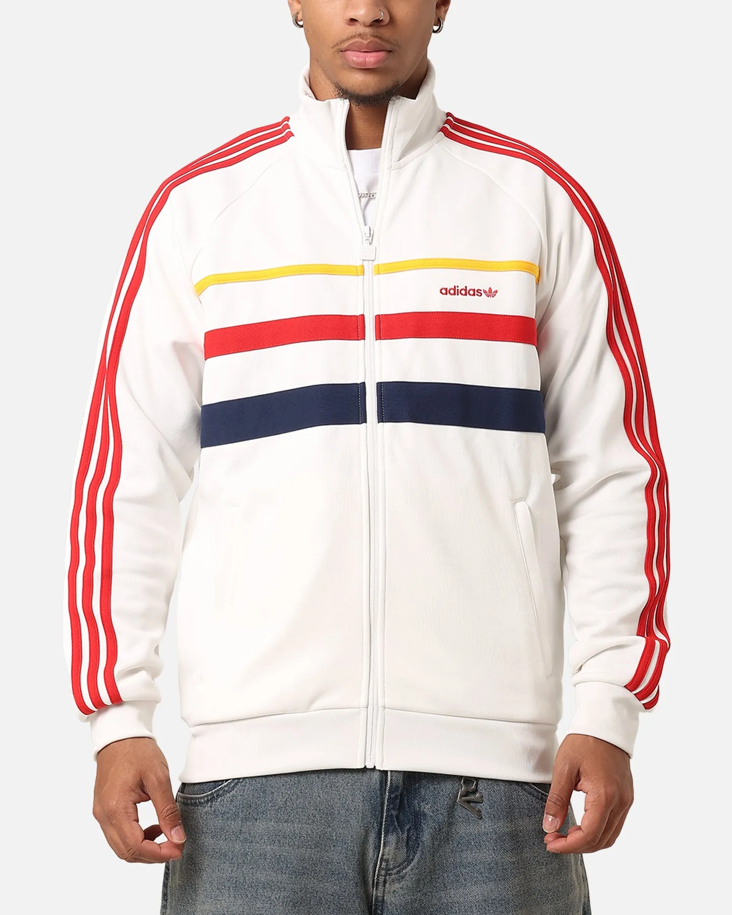 Adidas First Track Jacket Cloud White sold by Culture Kings
