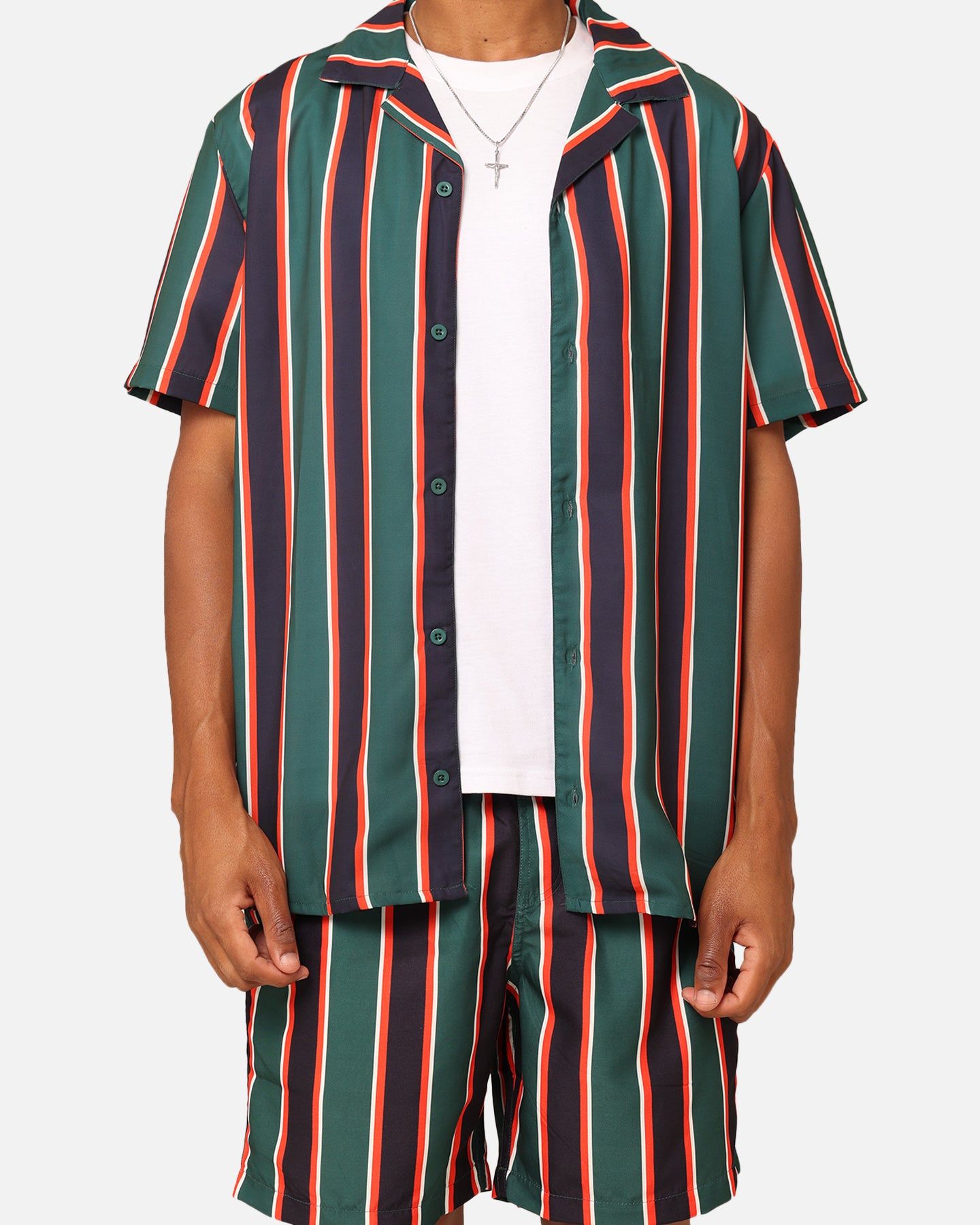 XXIII Steven Stripe Button Up Shirt Multi/Black sold by Culture Kings product image thumbnail 3