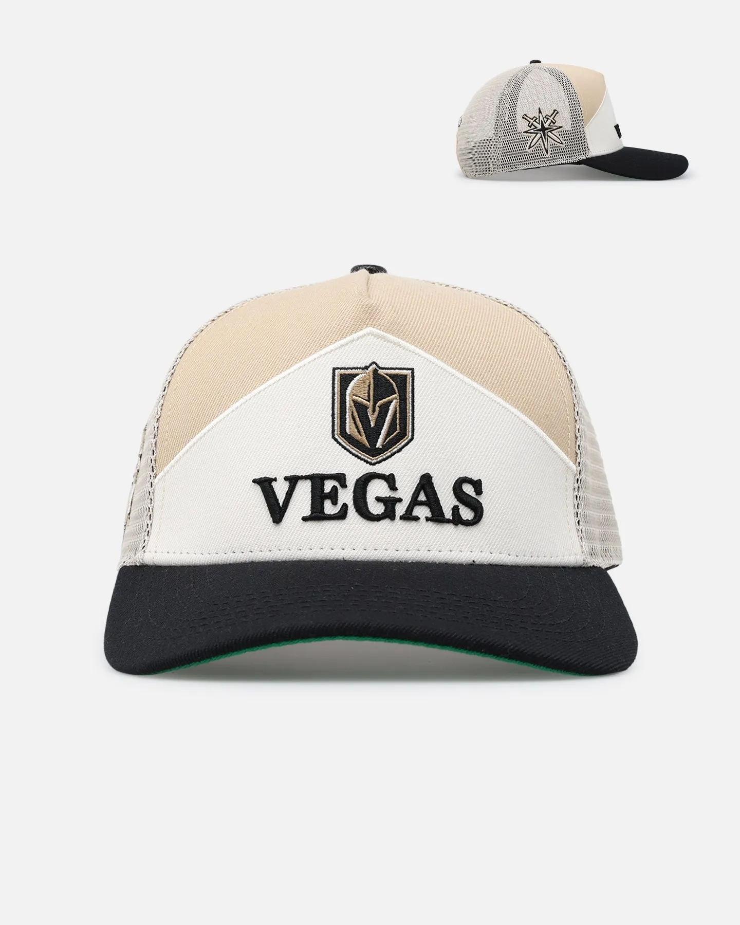 Pro Standard Vegas Golden Knights Fast Lane Trucker Snapback Gold sold by Culture Kings