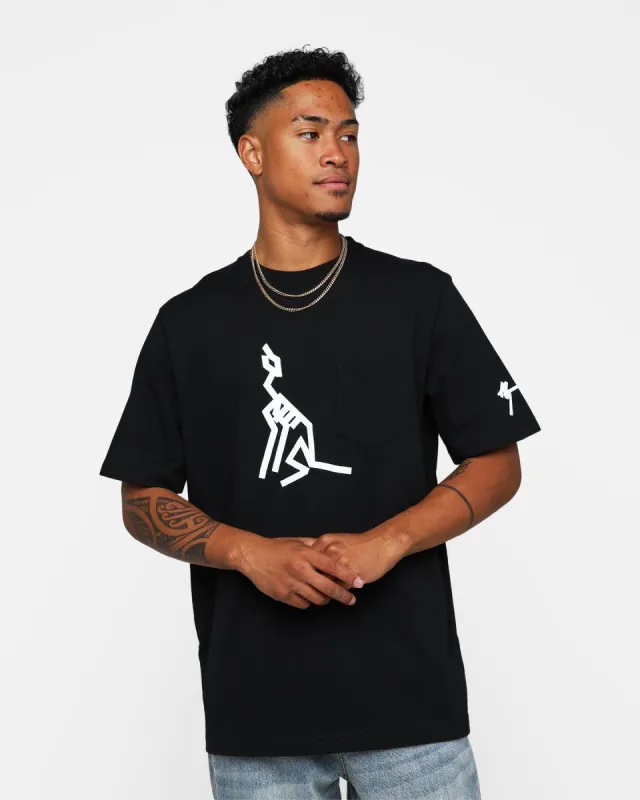 Raised By Wolves AG Howl Pocket T-Shirt Black sold by Culture Kings
