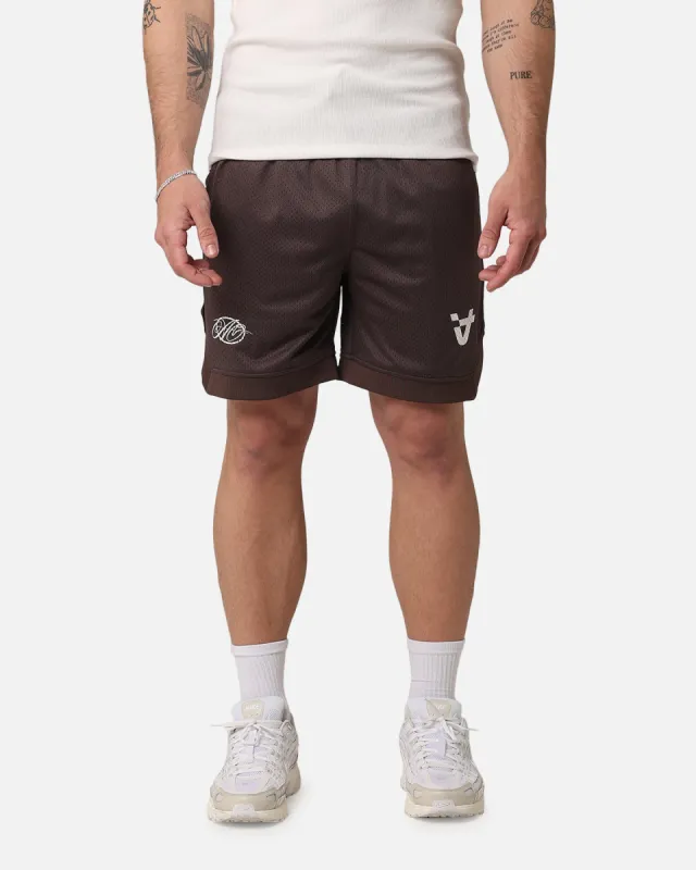 The Anti Order Future Racing Basketball Shorts Dark Brown sold by Culture Kings