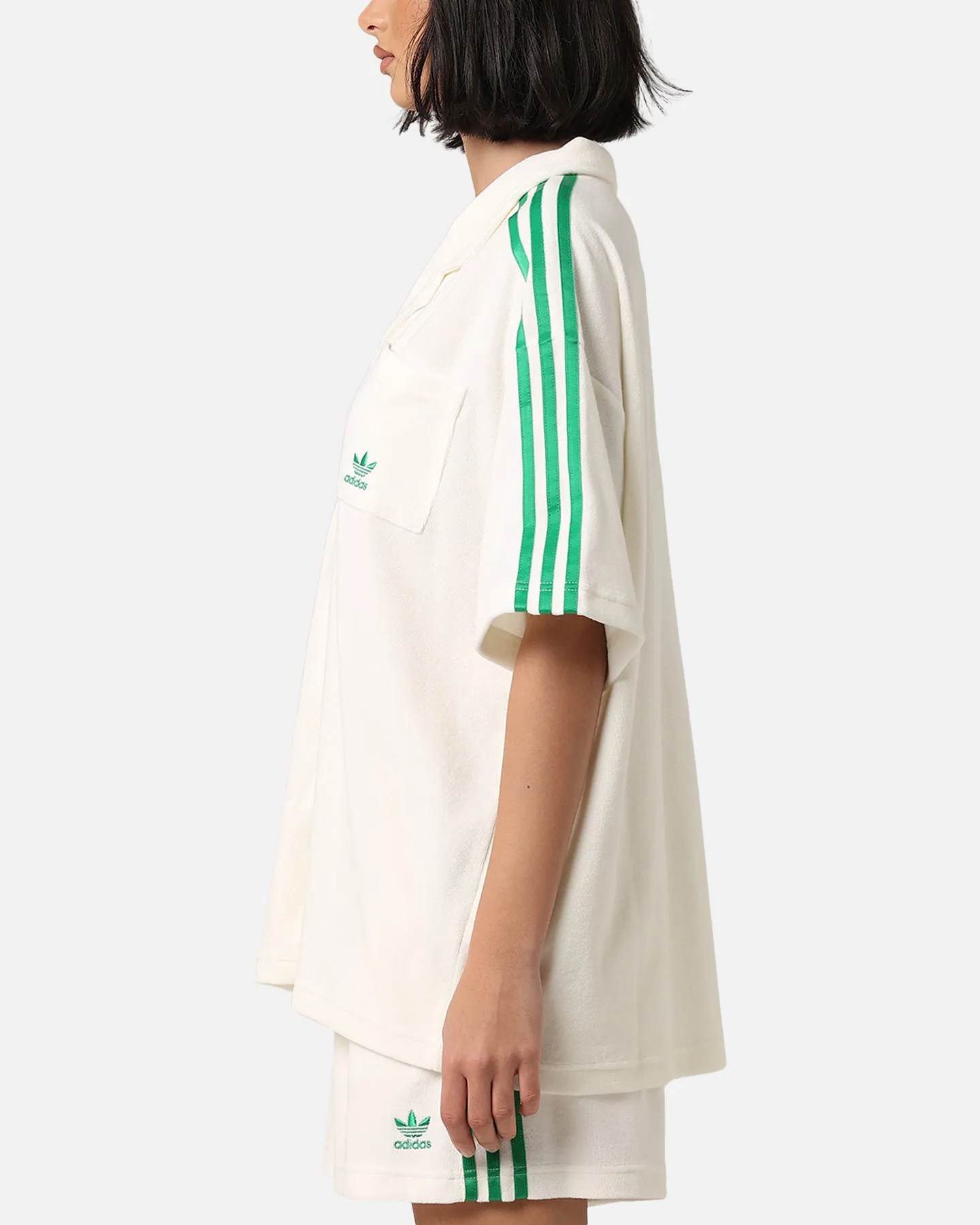 Adidas Women's Resort Shirt Off White sold by Culture Kings product image thumbnail 5