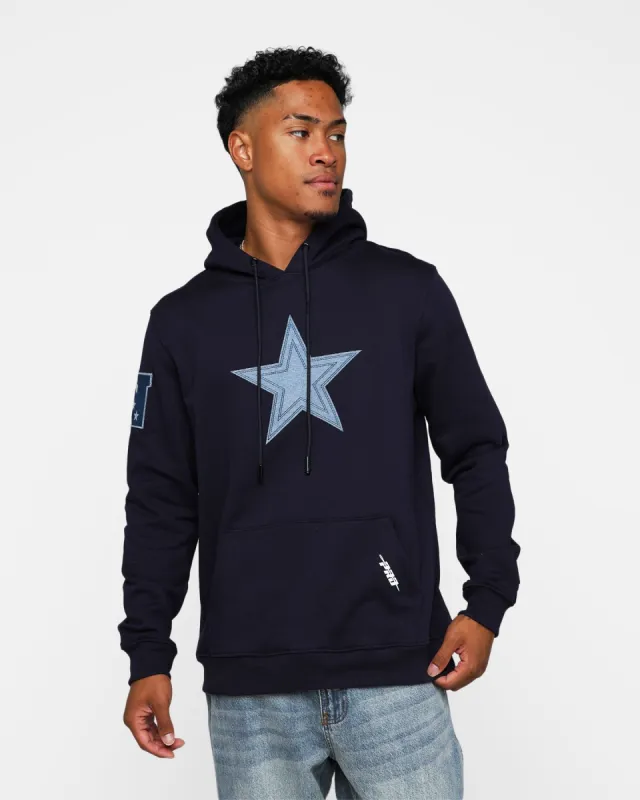Pro Standard Dallas Cowboys Varsity Blue Hoodie Midnight Navy made by Culture Kings